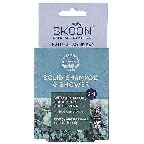 Skoon Solid Shampoo   Shower Bar Energy And Freshness 90g