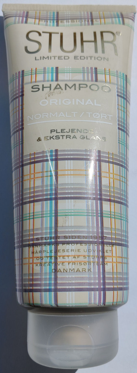 Stuhr Professionel Shampoo Original Normalt Tørt Plejende Ekstra Glans Limited Edition 350ml