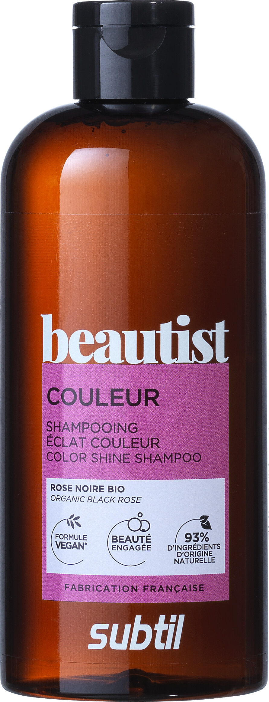 Subtil Beautist Color Shine Shampoo Organic Black Rose 300