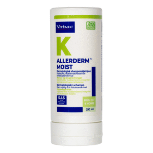 Virbac Allerderm Moist Shampoo Fedtet Skællende Hud 250