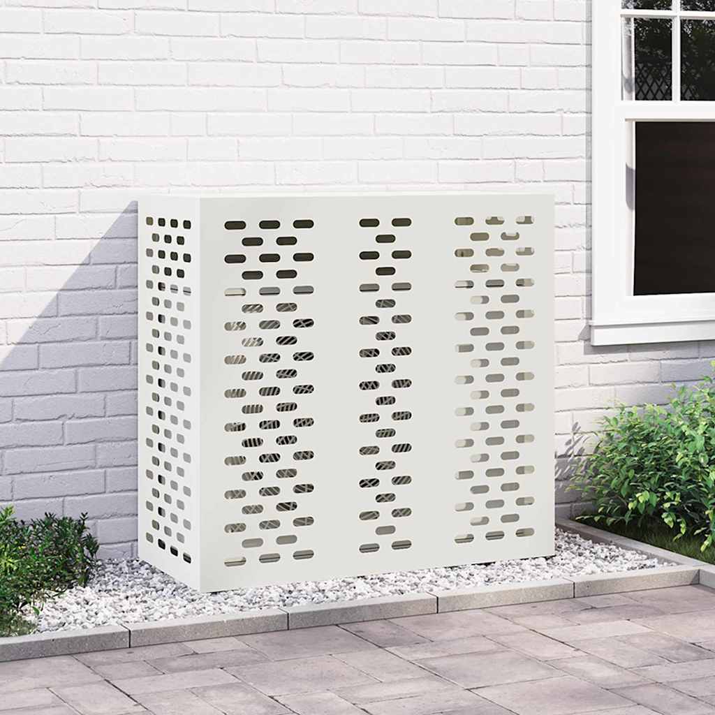 Air Conditioner Cover Stål Hvid 110 105
