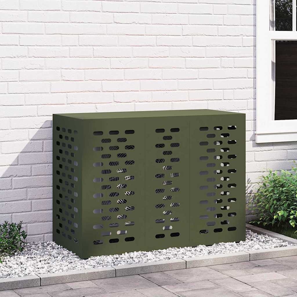 Air Conditioner Cover Stål Olivengrøn 110