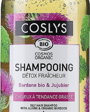 Coslys Cosmos Organic Oily Hair Shampoo With Jujube   Organic Burdock 500ml
