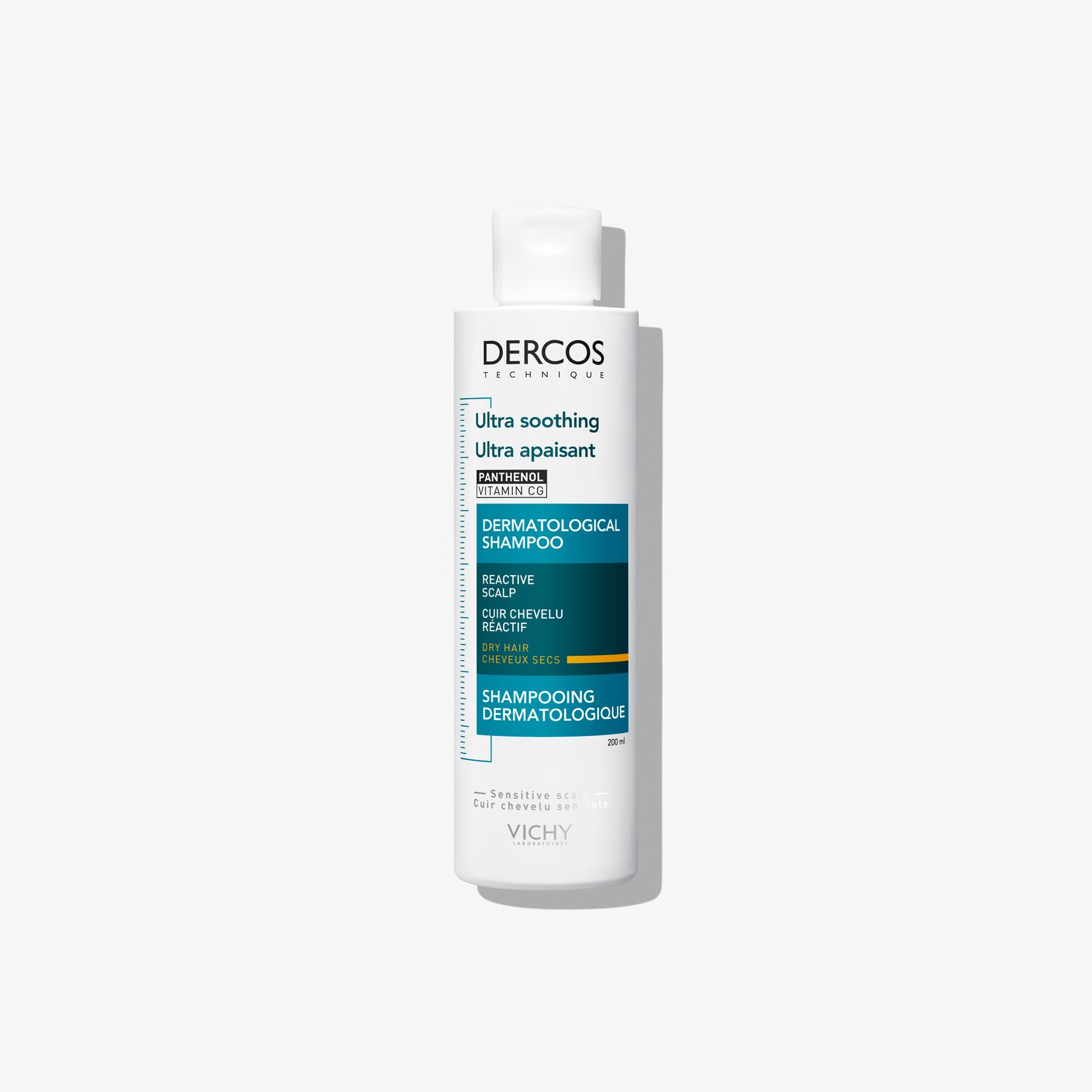 Dercos Ultra Soothing Shampoo Tørt Hår 200