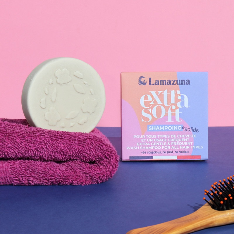 Lamazuna økologisk Shampoobar Alle Hårtyper Extra Soft