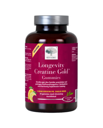 New Nordic Longevity Creatine Gold Gummies Stk