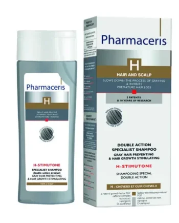 Pharmaceris Stimutone Professional Shampoo Double Action Product Gray Hair Preventing   Hair Growth Stimulating 125ml