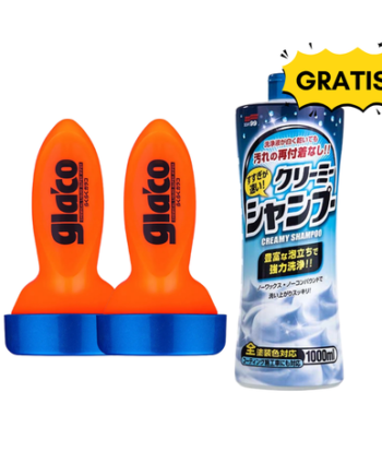 Soft99 Glaco Qad Bundle Glasforsegling  Gratis Neutral Shampoo Creamy