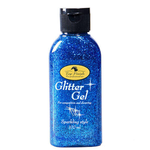 Top Finish Glimmer Gel Til Hest Blå
