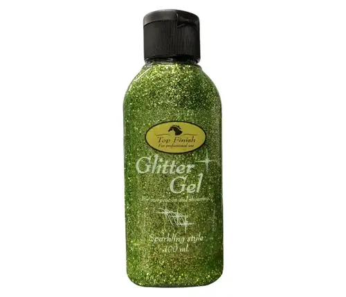 Top Finish Glimmer Gel Til Hest Grøn